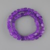 Mărgele Sugilit cubice 6,5-7,5 mm, 5×6,5 mm, lungime 38 cm ± pe șnur