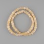 Mărgele Citrin cub 5×5, 5 mm, +/- lungime 38 cm, pe fir