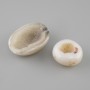 Preţul la 100 g! Suvenir piatră naturală de agat cu geodă, diametrul 55-85×50-60 mm ±, sortiment de dimensiuni, greutate de la 110 g