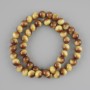 Mărgele «Ochi de Tigru» (artificiale) sferice netede, diametrul 8 mm ±, lungime 38 cm ± pe fir