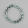 Mărgele Jadit picătură, diametrul 8×5 mm ±, mărgele de 3 mm ±, lungime 38 cm ±
