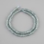 Mărgele Jadit cilindrice, diametru aproximativ 8 mm, lungime 5 mm, lungime 38 cm+