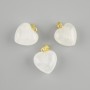 Pandantiv «Inimă» din cristal de munte 15x15x23mm+