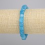 Brățară Acvamarin cub, diametru 7-8mm+-, lungime 18cm+- stretch
