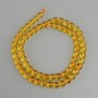 Mărgele Citrin – bilă netedă, diametrul 6 mm ±, lungime 38 cm