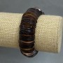 Brățară din sidef natural, lungime 18 cm ± elastic