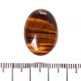 Furnitură cabochon – ochi de tigru 25×18 mm
