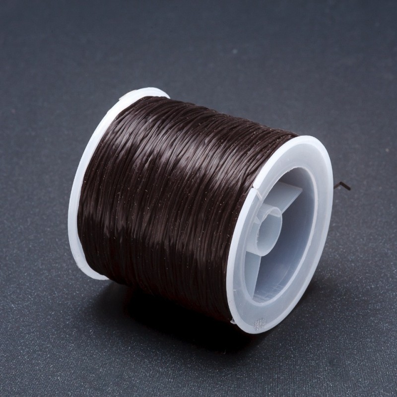 Elastic de artizanat negru pe bobină, 30 m