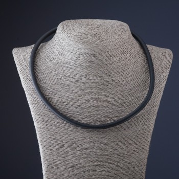 Șnur gri din cauciuc, diametrul 6 mm + -, lungime 50 cm +