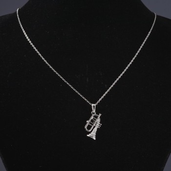 Pandantiv pe lanț tubular, lungime 55 cm, lungime 3 cm