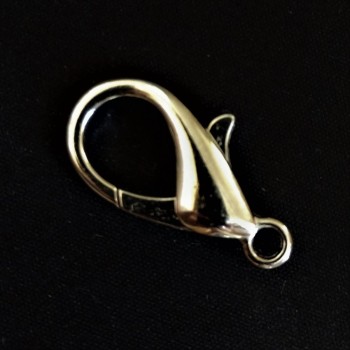 Închizătoare carabină bijuterii, metal deschis, mare, 28 mm (10 buc.)