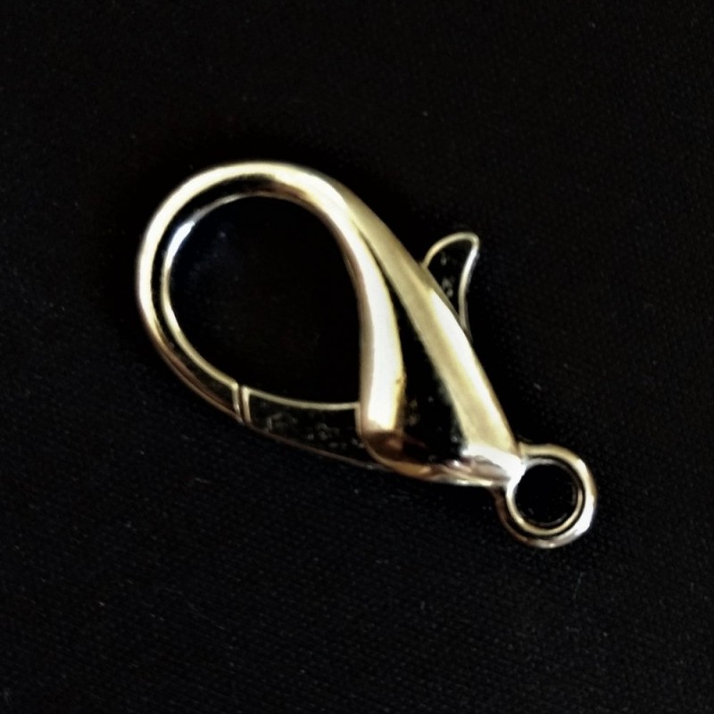 Închizătoare carabină bijuterii, metal deschis, mare, 28 mm (10 buc.)