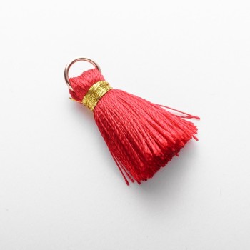 Ciucur mini din mătase cu inel "mătase" Lsm, diametrul 5 mm, preț per bucată