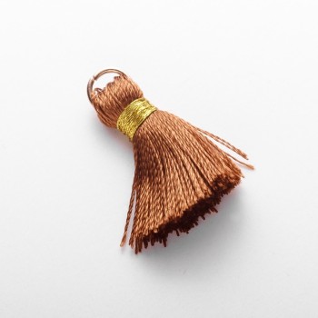 Material pentru lucrări manuale — ciucure mic din mătase cu inel, Lsm, diametrul 5 mm, preț pentru 1 bucată