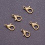 Închizătoare carabină, diametru 6 mm, lungime 12 mm, culoare bronz (ambalaj de 10 buc.)