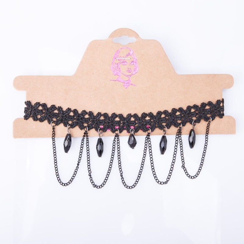 Choker pentru gât «Veneția» cu forme ovale