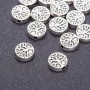 Inserție din lemn pentru mărgele, diametru 9x3 mm, ambalaj 20 g ± 17 buc.
