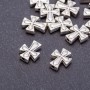 Furnitură pentru mărgele – inserție, diametru 11x13 mm, ambalaj 20 g ± 13 buc.