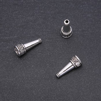 Furnitură cap terminal 23 mm, 20 g, +/- 10 buc.