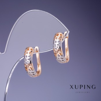 Cercei Xuping 5×16 mm «placare cu aur 18K»