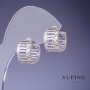 Cercei Xuping rodiu 14x9 mm