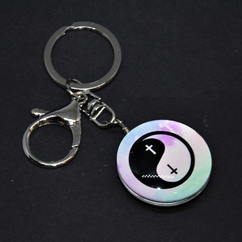 Breloar „Crucea Yin-Yang”, lungime 10 cm