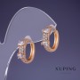 Cercei Xuping 16×5 mm cu placare aur 18K