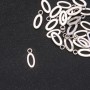 Furnitură pandantiv litera 'O' 17x7mm, ambalare 20 g (+ - 25 buc.)