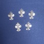 Furnituri pentru bijuterii - Pandantiv avion mic 15x20mm, ambalaj 20 g ± 15 bucăți