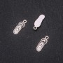 Pandantiv din metal «Șlapi» 8×21 mm