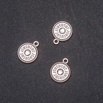 Pandantiv Monedă cu palma, 15x18 mm, ambalare 20 g ±9 buc