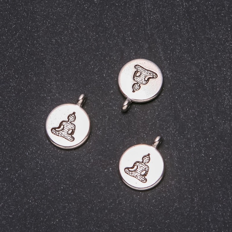 Piese pentru bijuterii – Pandantiv Buddha 15x19 mm, ambalaj 20 g +/- 11 bucăți