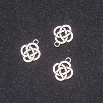 Pandantiv – feronerie 15×19 mm, ambalaj de 20 g, aproximativ 14 buc.