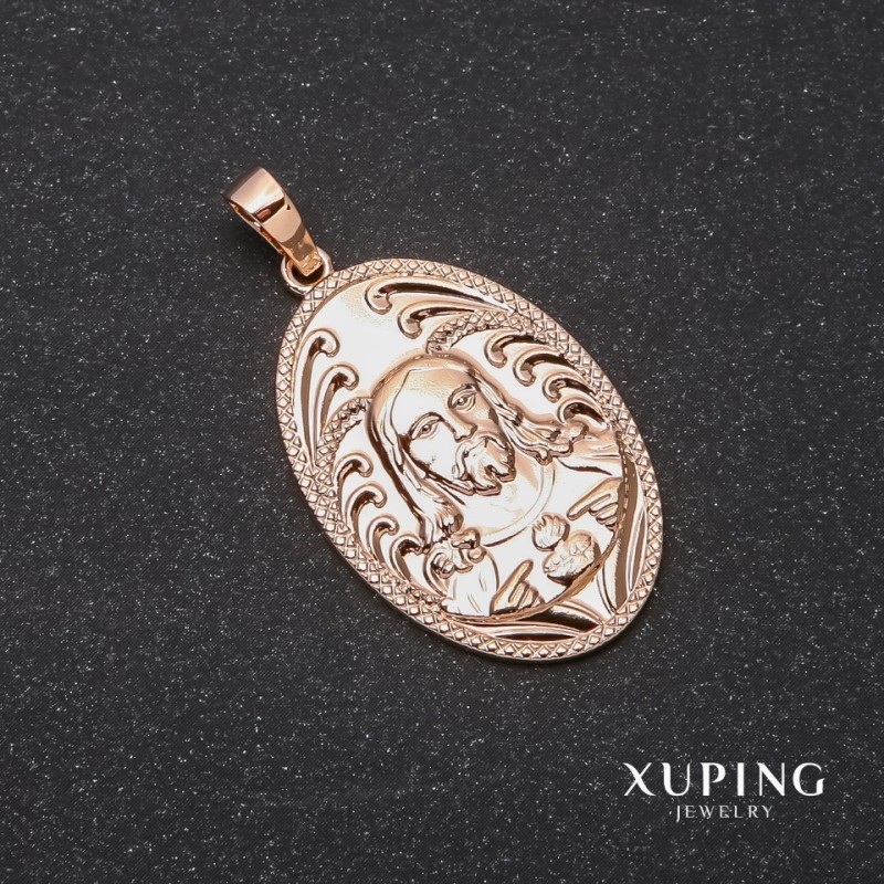 Pandant Xuping 22×35×40 mm aur placat cu 18K