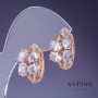 Cercei Xuping 18x13mm placare cu aur 18K