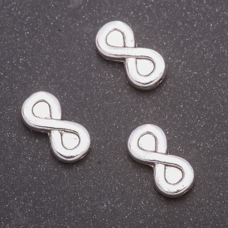 Inserție pentru mărgele, diametru 13×6 mm, gaură interioară 0,8 mm, ambalaj 20 g, 23 buc.