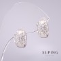 Cercei Xuping rodiu 13x8 mm