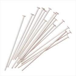 Furnitură pin cu cap, lungime 26 mm, metal deschis, 0,5 kg