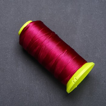 Fir de nailon bordo pentru lucru manual, diametrul 0,6 mm, bobină de 500 m