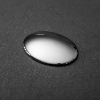 Cabochon hematit 40×30×6 mm