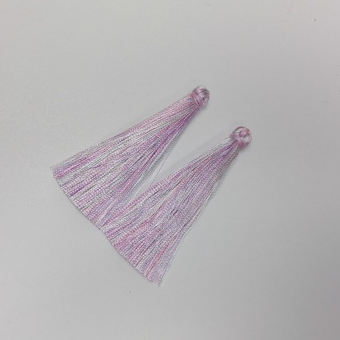 Piesă pentru lucrări manuale — Pensulă «Dungă lilac», lungime 7 cm, diametru 7 mm, pereche