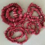 Mărgele din coral roșu mărunțite, diametrul 8–16 mm (±) (Preț pentru 100 g.)