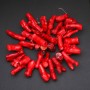 Mărgele din coral roșu, în formă de crenguțe, fațetate, diametru 10x40 mm (Preț per 100 g)