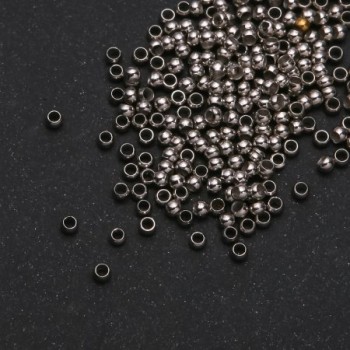 Crimpuri pentru mărgele 2,5 mm, ambalaj 200 g