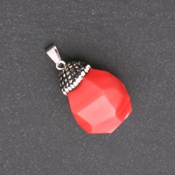 Pandantiv «Nuc» din calcedon, 32×20 mm (+/-)