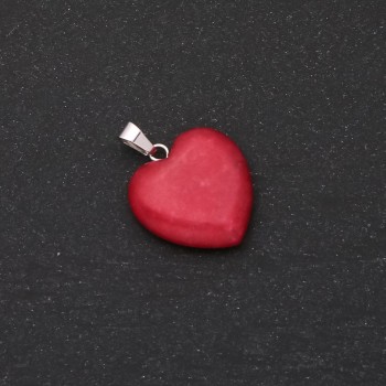 Pandantiv „Inimă” cu turmalină 28x19x19 mm (+-)