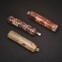 Pandantiv din piatră naturală Jasper Picasso 11×54(±)mm