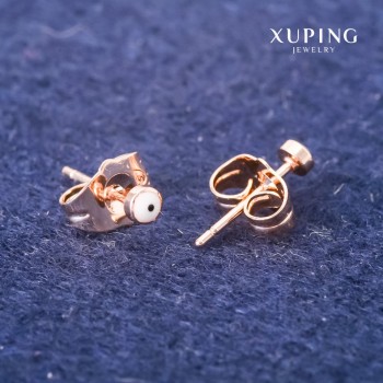 Cercei Xuping «Ochi» 3 mm placare cu aur 18K