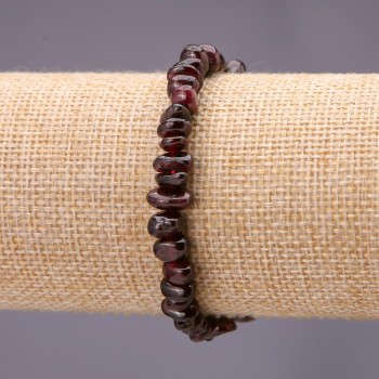 Brățară din fragmente de granat pe elastic