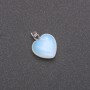 Pandantiv inimă din opal de lună 15×15×23 mm